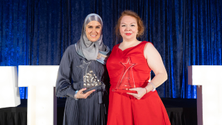  picture of two district winners